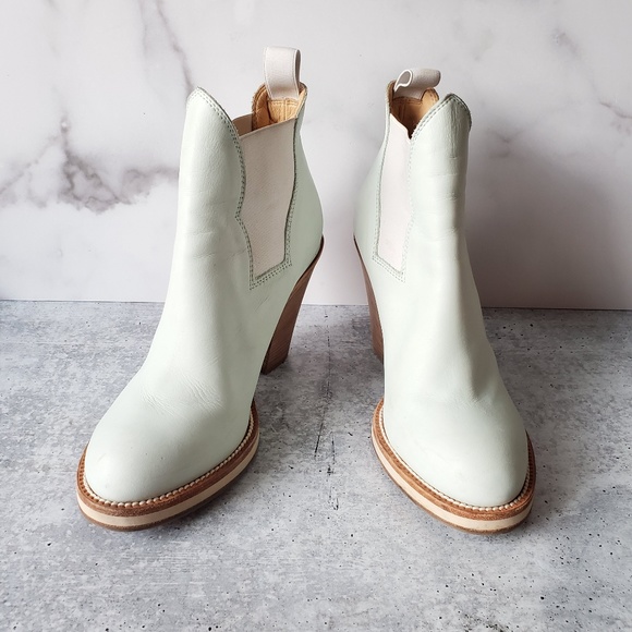 Acne Studios Shoes - Acne Studios 37 Light Robins Egg Blue Heeled Boots